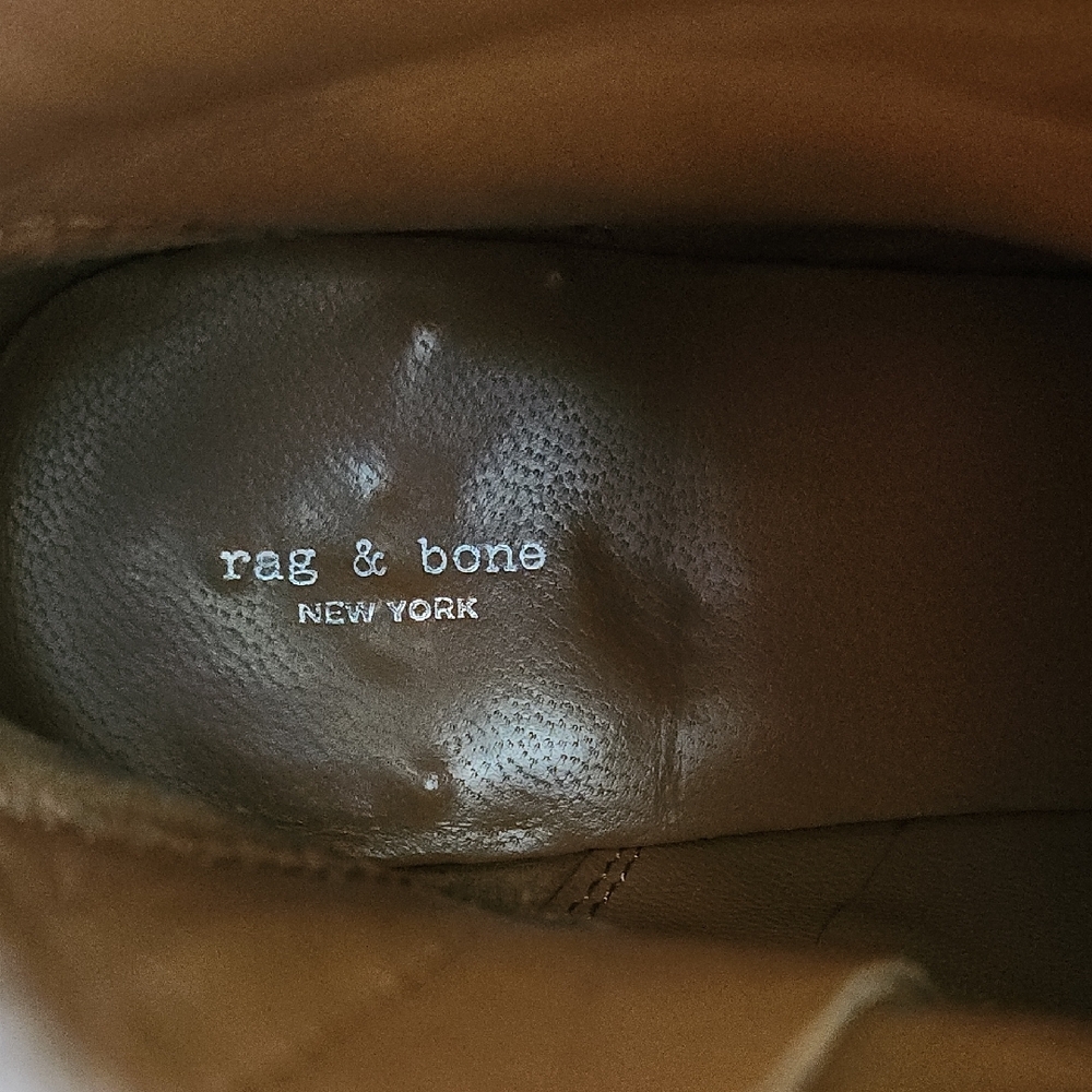 Rag & Bone Suede Low Ankle Boot with Side Zip - Picture 3 of 16